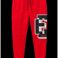 Ecko Unltd Men's Fleece Jogger Pants True Red Drawstring Cuffed Sweatpants