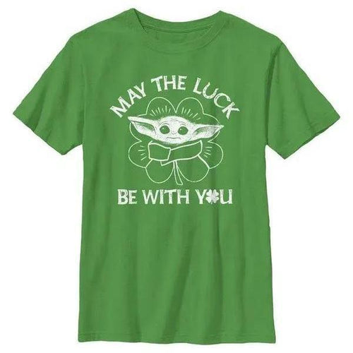 Brand New Star Wars Mandalorian Grogu May the Luck Be With You T-Shirt L XL Men