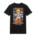 Men's Anime Inspired Ramen Shop Graphic T-Shirt, Ninja Series Style Tee, Short Sleeve Casual Shirt, Size XL