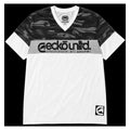 Ecko Unltd Men's Graphic V-Neck T-Shirt White Black Camo Short Sleeve Cotton Tee