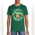 Star Wars Grogu Don't Pinch Me Green T-Shirt Mens Size Small Baby Yoda Tee