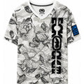 Ecko Unltd Men's V-Neck T-Shirt White Camo Short Sleeve Cotton Tee