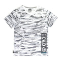 Ecko Unltd Men's V-Neck T-Shirt Grey White Camo Short Sleeve Cotton Tee