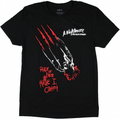 Nightmare On Elm Street Claw Graphic T-Shirt Mens S-3XL Horror