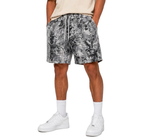 Cotton Collective Volley Shorts-Vintage Grey Wood-100% Cotton Vintage Wash S-2XL