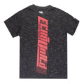 Ecko Unltd Men's V-Neck T-Shirt Black Space Dye Short Sleeve Cotton Logo Tee