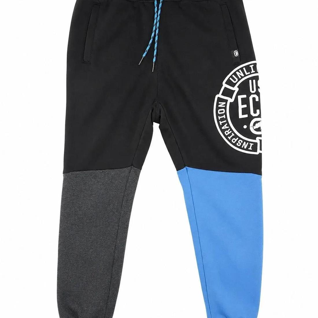 Ecko Unltd Men's Fleece Jogger Pants Imperial Blue Drawstring Cuffed Sweatpants