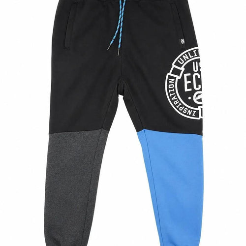 Ecko Unltd Men's Fleece Jogger Pants Imperial Blue Drawstring Cuffed Sweatpants