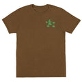 Men's Cartoon Mouse Inspired Nature Graphic T-Shirt, Outdoors Theme Short Sleeve Casual Tee Sizes S-XL