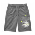 Ecko Unltd Men's World Famous Sweat Shorts Grey Marled Fleece Drawstring