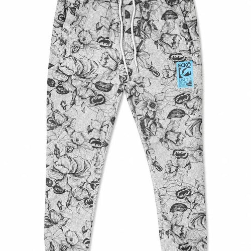 Ecko Unltd Men's Fleece Jogger Pants Grey Drawstring Cuffed Sweatpants