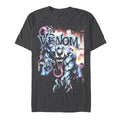 Men's Marvel Venom Symbiote Graphic T-Shirt, Short Sleeve Crew Neck Comic Tee, Sizes S-2XL