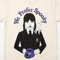 Men's Wednesday We Prefer Spooky Graphic T-Shirt, Short Sleeve Crew Neck Tee, Sizes S, M & L