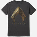 Brand New Aquaman Logo Gray Graphic T-Shirt Mens Size Large DC Comics Tee